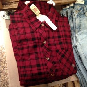 LA Hearts Button Down